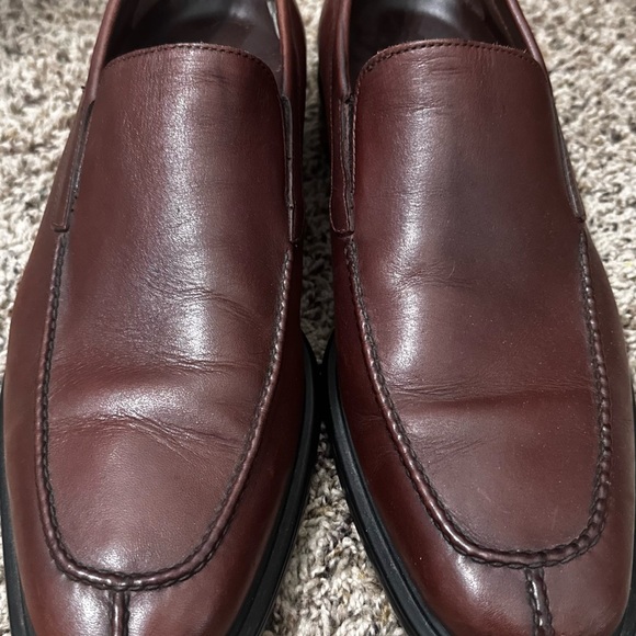 Neil M Rochester Leather Slip On Cognac Shoe 9.5 - Picture 5 of 9